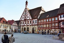Der mittelalterliche Kern mit Fachwerkbauten von Forchheim