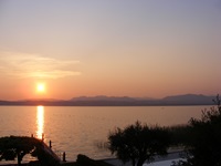 Sonnenuntergang am Gardasee