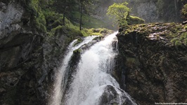 Der eindrucksvolle Gollinger Wasserfall.