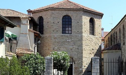 Blick auf das Baptisterium in Grado