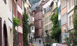 In der Altstadt von Heidelberg.