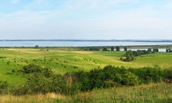Wunderschöner Panoramablick über die Insel Hiddensee.