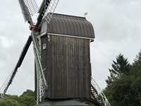 Eine der vielen Windmühlen, für die Ostfriesland bekannt ist.
