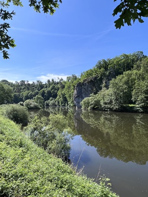 Blick über den Lahn und seine Landschaft