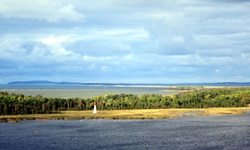 Blick über die Landschaft der Ostsee