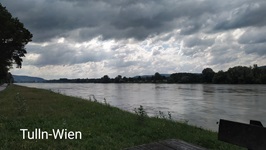 Blick zur Donau von einem Picknickplatz in Tulln-Wien aus