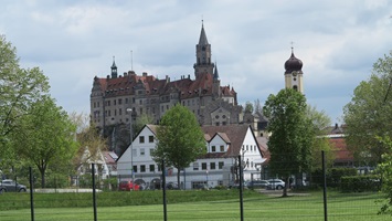 Blick auf das Schloss Sigmaringen