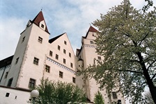 Blick auf das Schloss von Ingolstadt