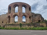 Blick auf die Kaiserbäder von Trier