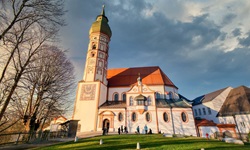 Die Klosteranlage von Andechs.