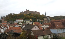 Stadtansicht von Kulmbach mit Blick zur Plassenburg