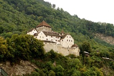 Blick auf das Schloss Vaduz in Liechtenstein