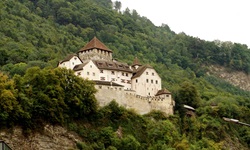 Blick auf das Schloss Vaduz in Liechtenstein