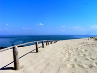 Sandstrand am Kurischen Haff.