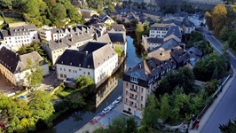Luftbild von Luxemburg