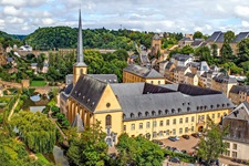 Blick auf die Ville Basse in Luxemburg