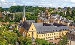 Blick auf die Ville Basse in Luxemburg