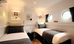 2-Bett-Kabine an Bord der MS Magnifique III.