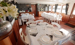 Das eingedeckte Restaurant der Magnifique