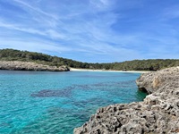Blick in die Bucht vom Naturpark Mondrago auf Mallorca