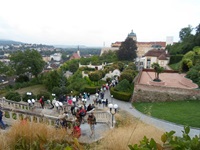 Blick über einen Teil des Benediktinerstifts Melk.