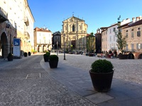 Platz im Zentrum von Mondovi.