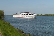 Die MS Normandie in voller Fahrt