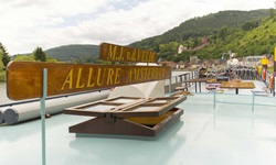 Das Deck der MS Allure