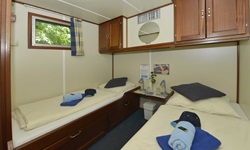 Zwei-Bett Kabine mit getrennten Betten des Schiffs Mecklenburg