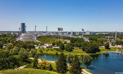 Der Münchner Olympiapark.