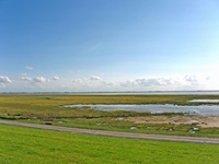 Herrlicher Blick auf die Nordsee bei Norddeich.