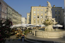 Der Wittelsbacher Brunnen in Passau.