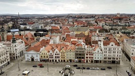 Blick über die Stadt Pilsen