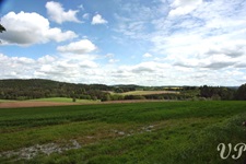 Blick auf die Landschaft von Tschechien, das sogenannte Tschechische Kanada