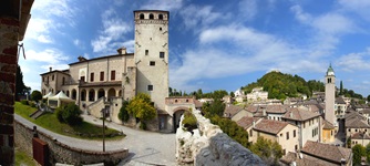 Das imposante Castello Regina in Asolo, in dem einst Caterina Cornaro, die letzte Königin Zyperns, residierte.