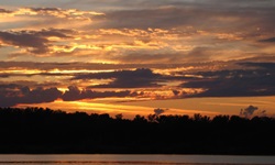 Sonnenuntergang in der Camargue