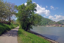 Eine wunderschöne Radstrecke in der Wachau.