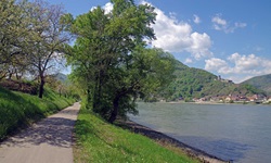 Eine wunderschöne Radstrecke in der Wachau.