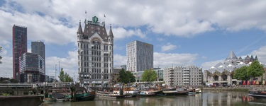 Das Witte Huis (= Weißes Haus) in Rotterdam.