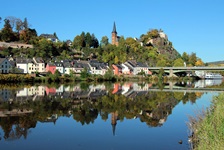 Blick über die Saar nach Saarburg