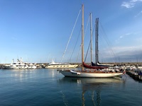 Boote im Hafen von San Remo.