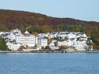 Blick zur Promenade von Sassnitz