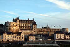 Blick auf das Schloss Amboise