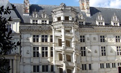 Blick auf das Schloss Blois in Blois