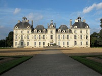 Blick zum Schloss De-Cheverny