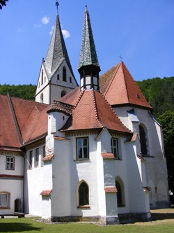 Blick auf Kloster Blaubeuren.