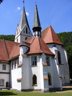 Blick auf Kloster Blaubeuren.