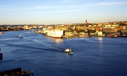 Die Fähre von Stenaboot in Göteborg