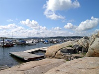 Schwedischer Bootshafen