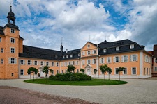 Das Schloss von Schwetzingen.